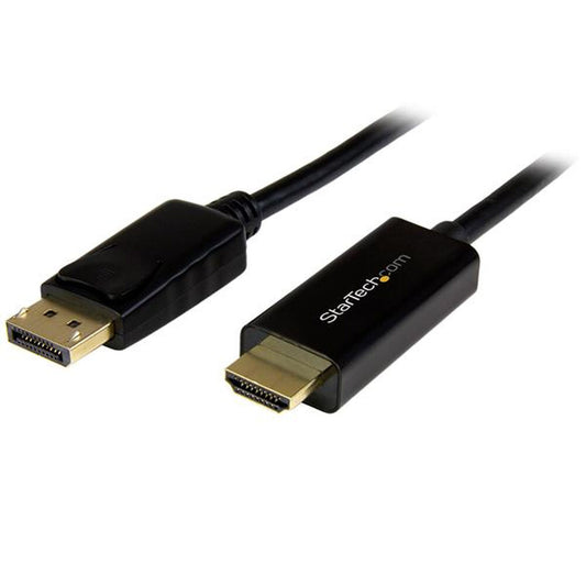 DisplayPort til HDMI-Adapter Startech DP2HDMM3MB           4K Ultra HD 3 m Svart