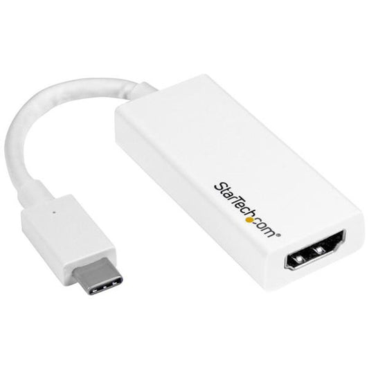 USB C til HDMI-Adapter Startech CDP2HD4K60W          Hvit