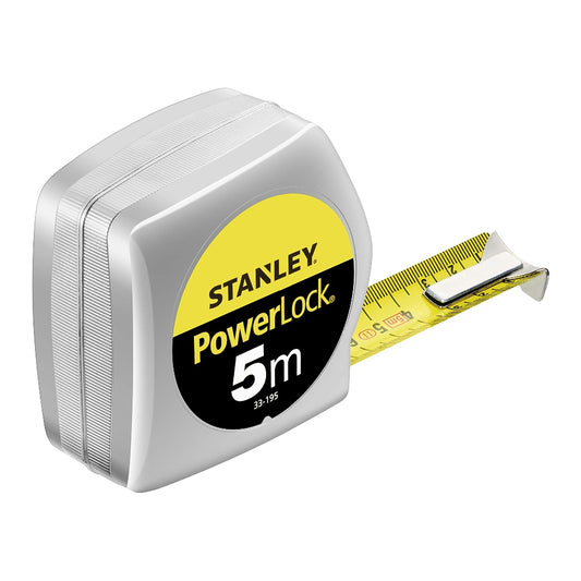 Målebånd Stanley POWERLOCK 5 m x 25 mm ABS