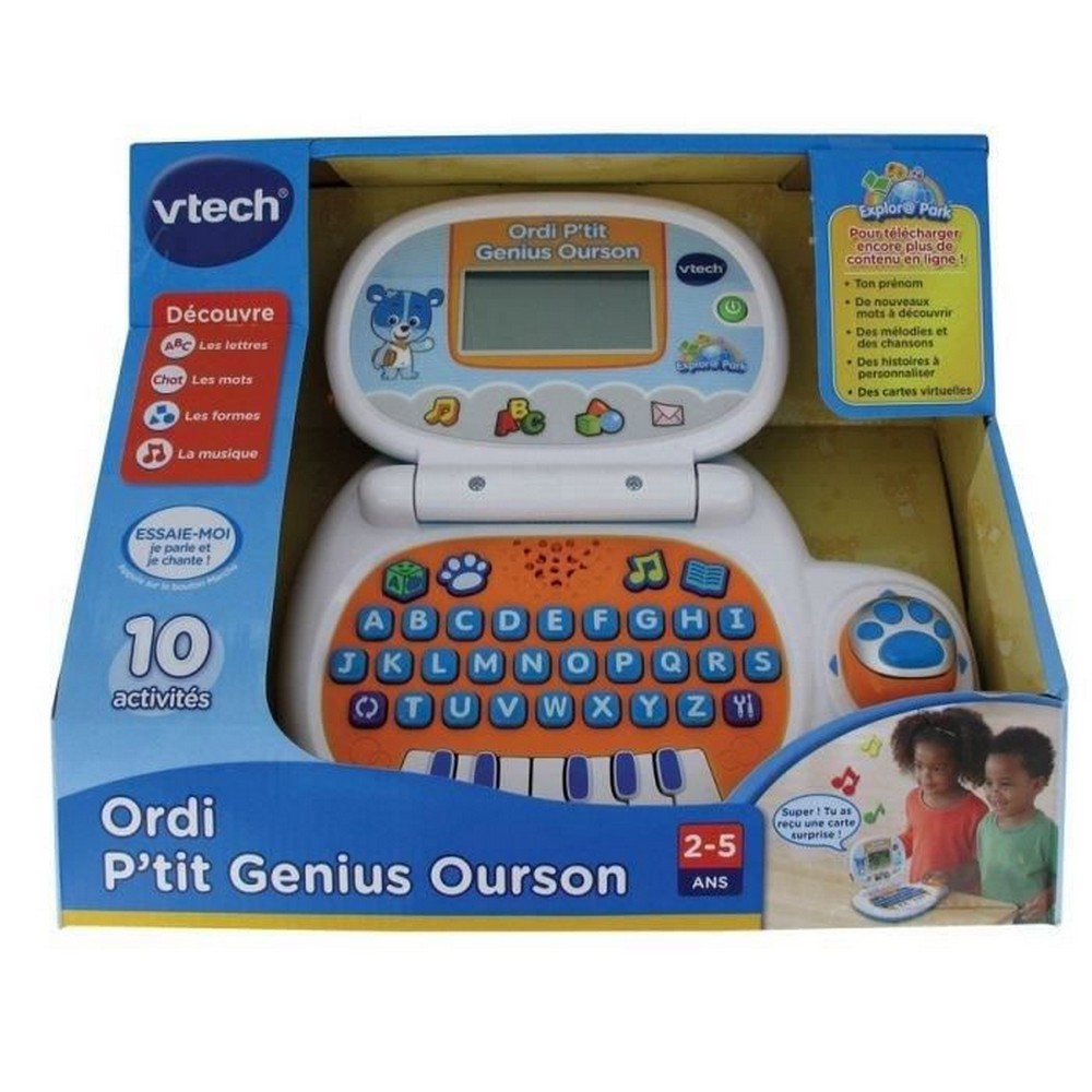 Datamaskin Vtech Genius Blue Bear 26 x 5,5 x 19,7 cm Pedagogisk leke FR