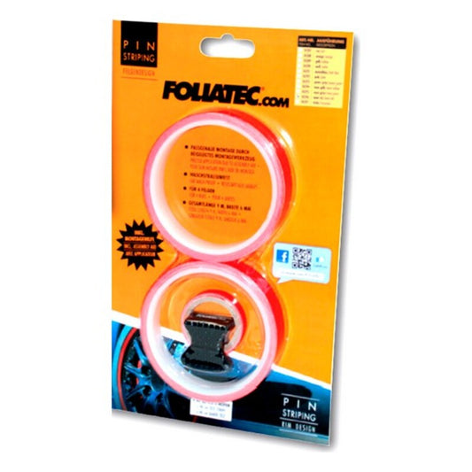 Tyre Adhesive Foliatec Rød (4 x 2,15 m)