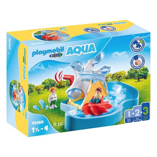 Playset 1,2,3 Aquatic Carrousel Playmobil 70268 (8 stk)