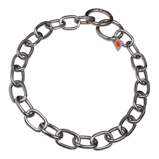 Hundehalsbånd Hs Sprenger Sølv 4 mm Linker Halvlang (64 cm)
