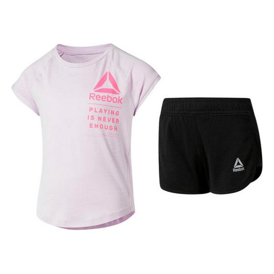 Sportsantrekk for barn Reebok G ES SS MONGLW BABY Rosa Hvit