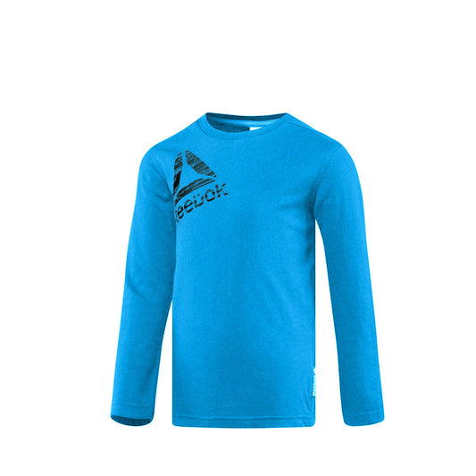 Langermet T-skjorte for barn Baby Reebok B ES LS TEE BQ5140  Blå