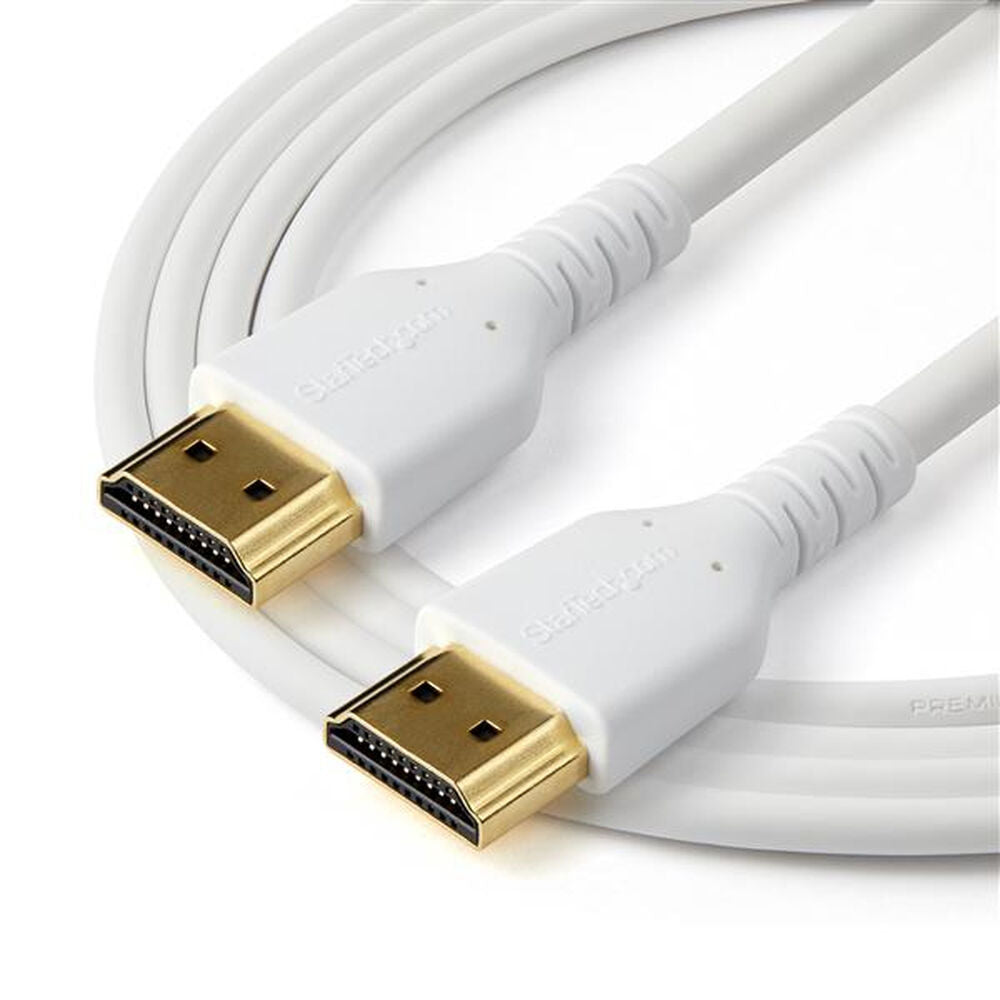 HDMI-Kabel Startech RHDMM1MPW            4K Ultra HD 1 m Hvit