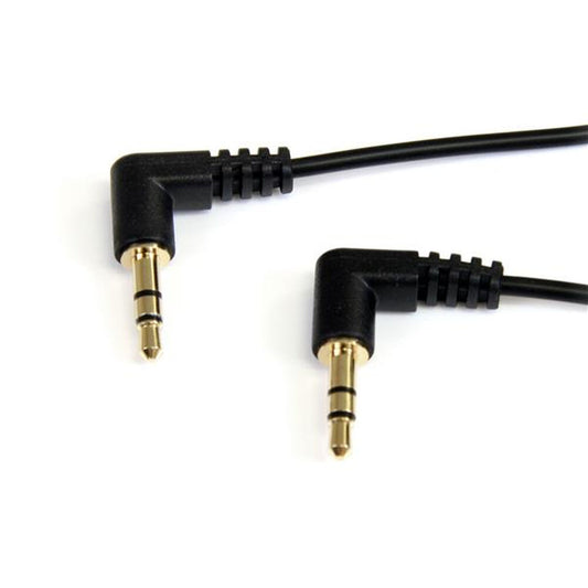 Lyd Jack Cable (3.5mm) Startech MU3MMS2RA            0,9 m Svart