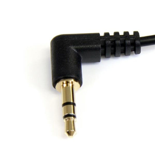 Lyd Jack Cable (3.5mm) Startech MU3MMS2RA            0,9 m Svart