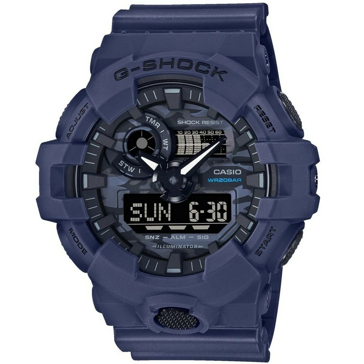 Klokker for Menn Casio G-Shock GA-700CA-2AER - CAMO SERIE (Ø 53,5 mm)