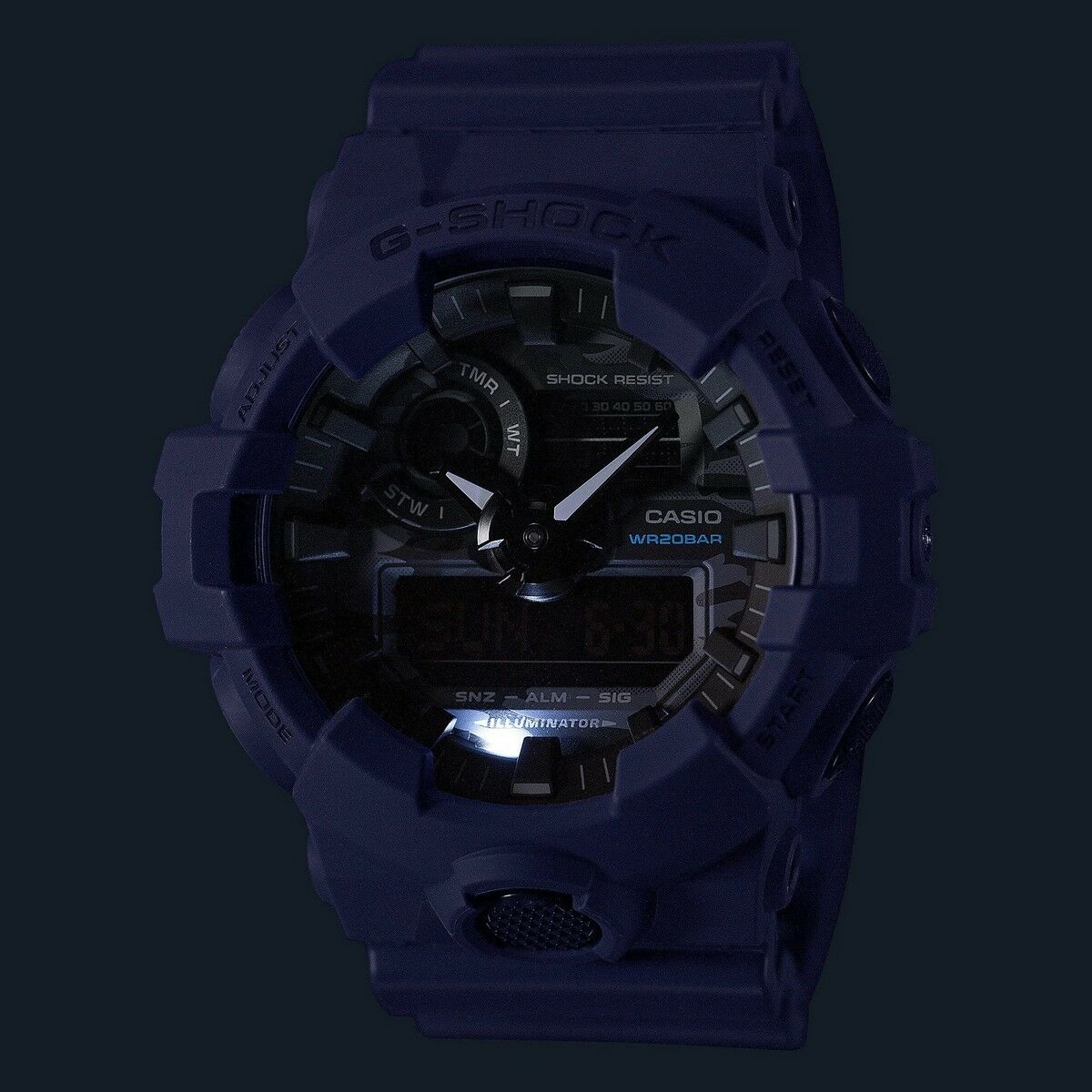 Klokker for Menn Casio G-Shock GA-700CA-2AER - CAMO SERIE (Ø 53,5 mm)