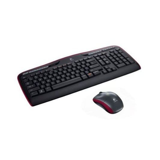 Tastatur med Trådløs Mus Logitech 920-003978 Svart