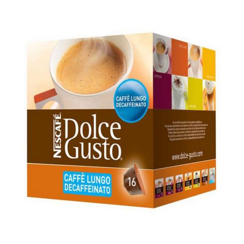 Deksel Nescafé Dolce Gusto 94331 Caffè Lungo Decaffeinato (16 stk)