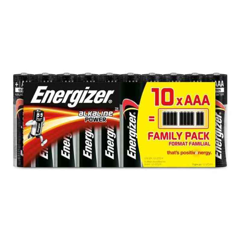 Alkaliske batteri Energizer 630066 AAA LR03 (10 stk)