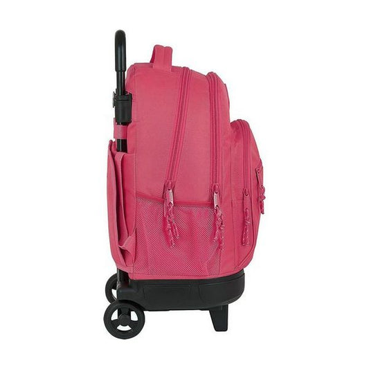 Skoleryggsekk med Hjul Compact BlackFit8 Rosa