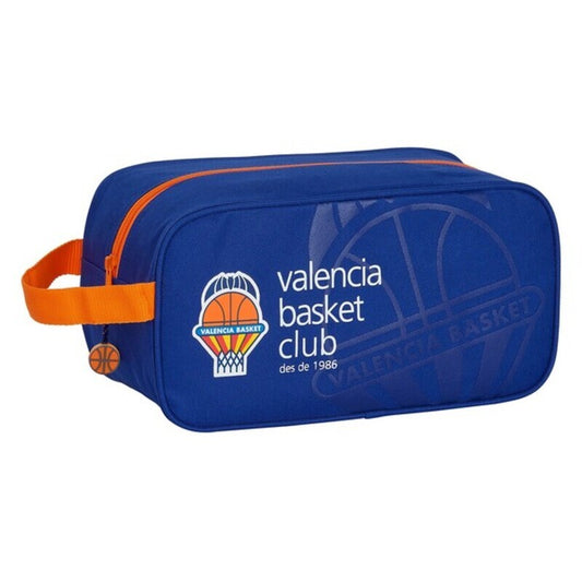 Reisetøffelholder Valencia Basket Blå Oransje