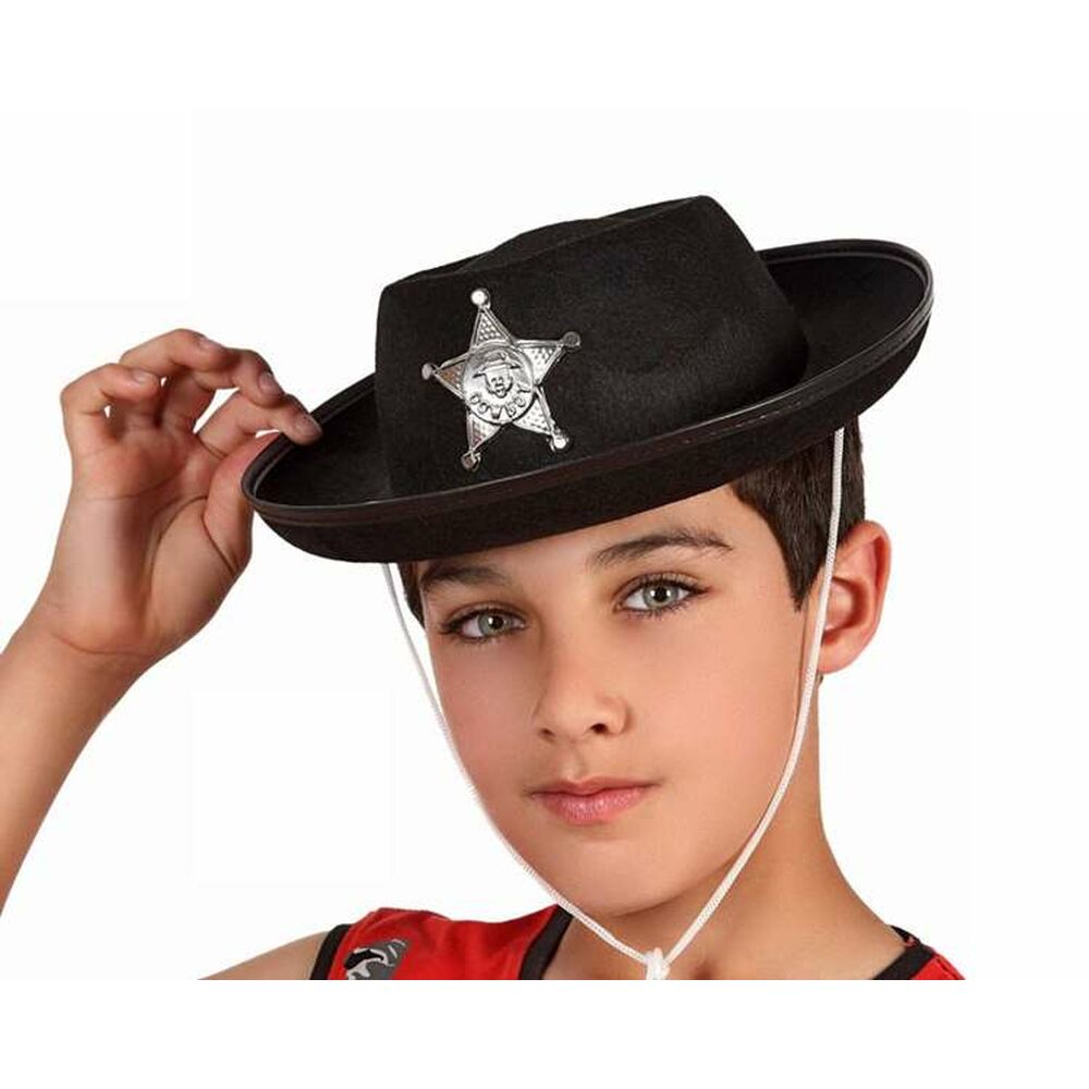 Hatt Cowboy Svart