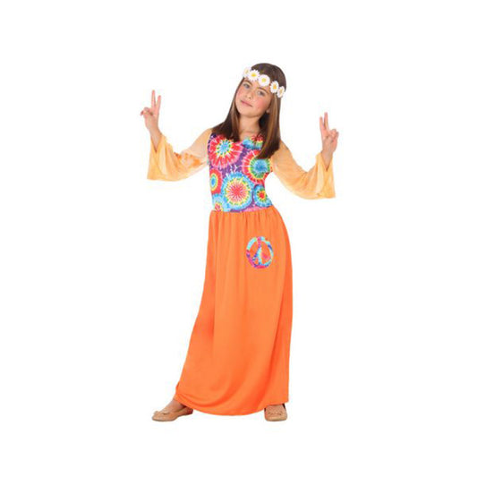 Kostyme barn Hippie Oransje (1 Pc)