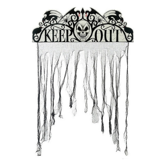 Hengende dekorasjon Keep Out (97 x 137 cm)