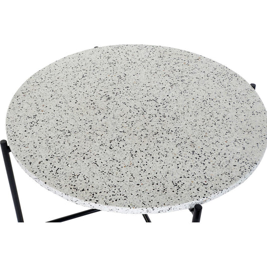 Middagsbord Stretto Decor Stein Jern (80 x 80 x 45 cm)