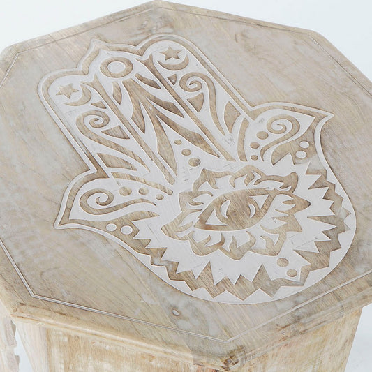 Sidebord Stretto Decor Brun Treverk av mangotre (49 x 49 x 53.5 cm)