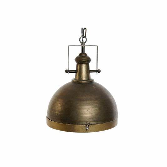 Taklys DKD Home Decor Krystall Gyllen Metall 220 V (35 x 35 x 47 cm)