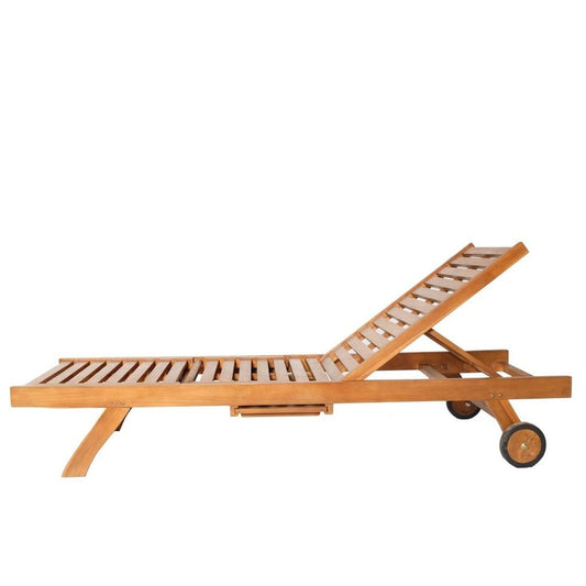 Aurinkotuoli DKD Home Decor 200 x 65 x 35 cm Naturell