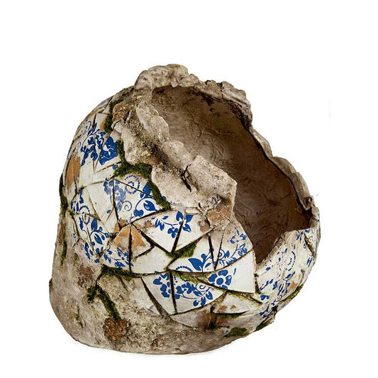 Dekorativ hagefigur Vase Aldret overflate Polyresin (29 x 27 x 30 cm)