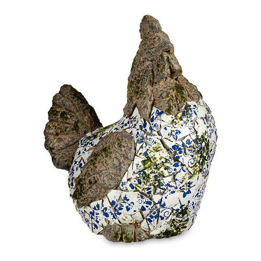 Dekorativ hagefigur Mosaikk Høne Polyresin (22,5 x 39 x 34 cm)