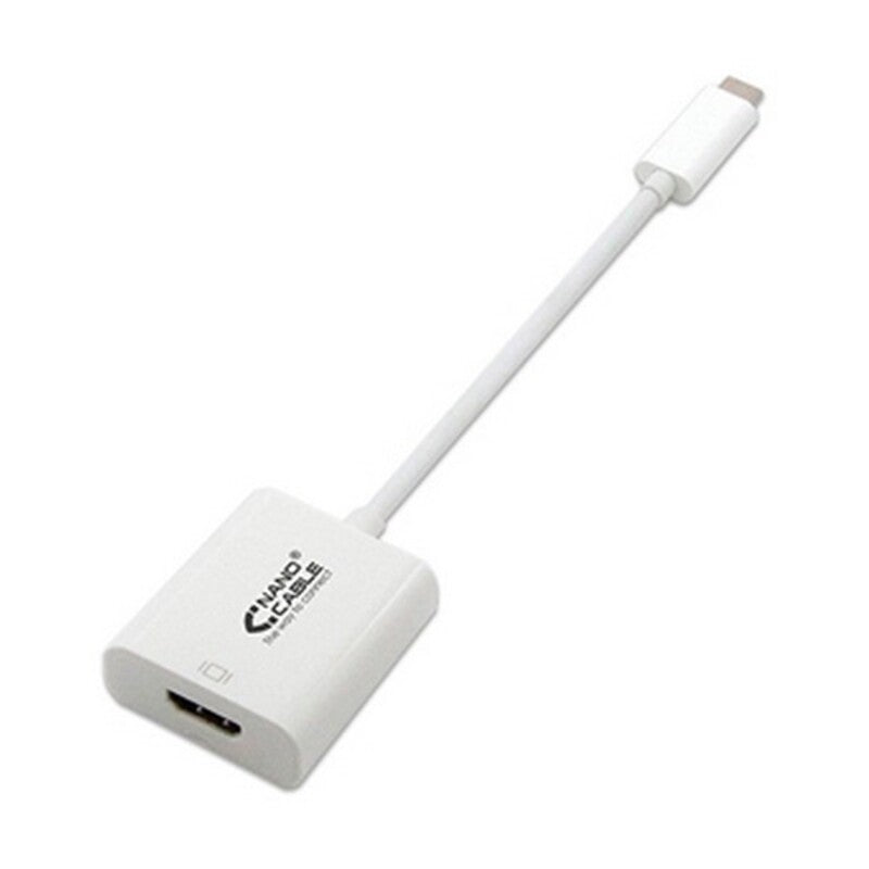 USB C til HDMI-Adapter NANOCABLE 10.16.4102 15 cm Hvit