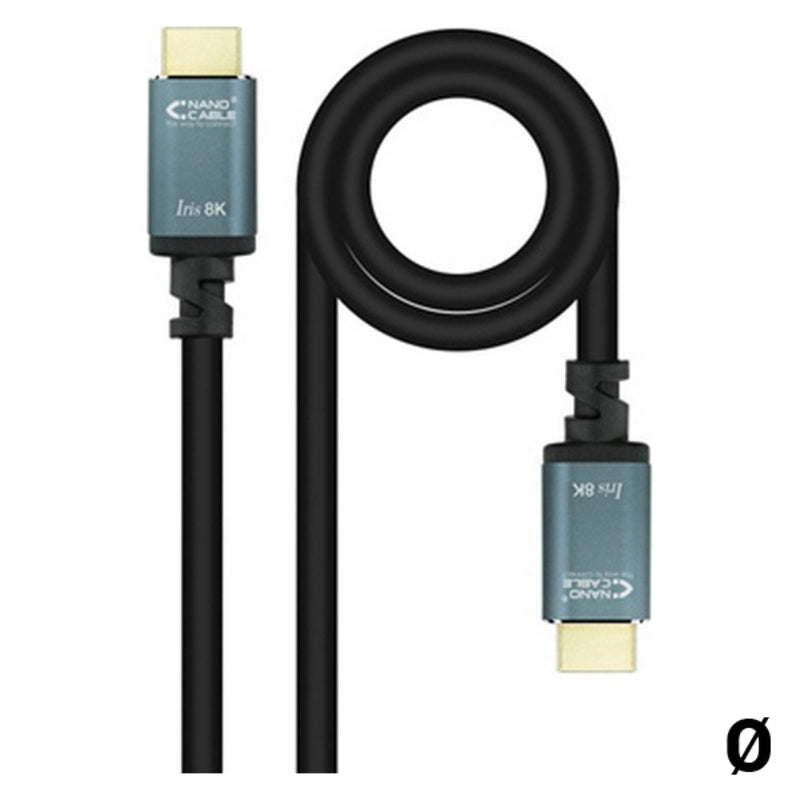 HDMI-Kabel NANOCABLE 8K Ultra HD Svart