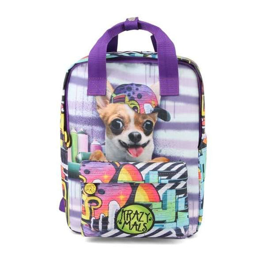 Ryggsekk Krazy Mals Dash Chihuahua (38 x 27 x 18 cm)