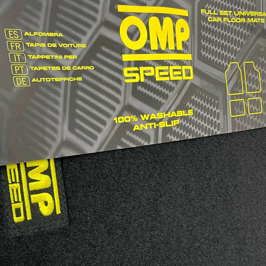 Gulvmatte til bil OMP SPEED Universal Gul