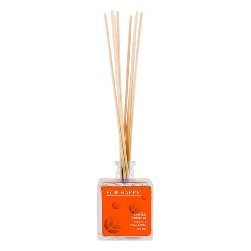 Parfyme pinner Mikado Canela Naranja Eco Happy (95 ml)