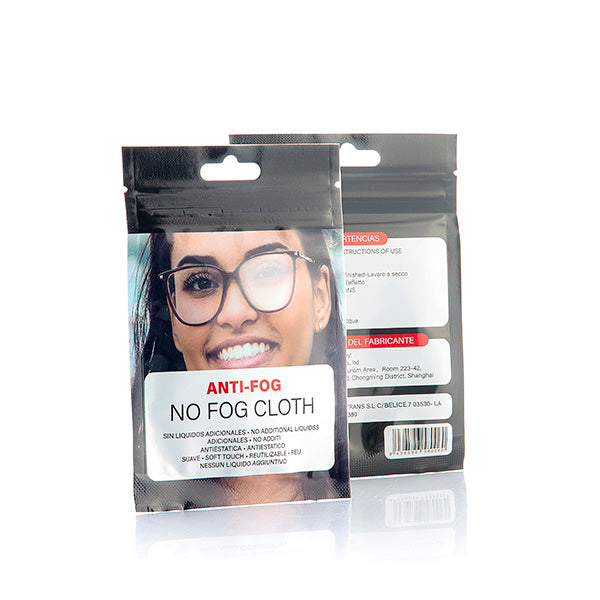 Anti-tåkeservietter for briller (pakke med 50)