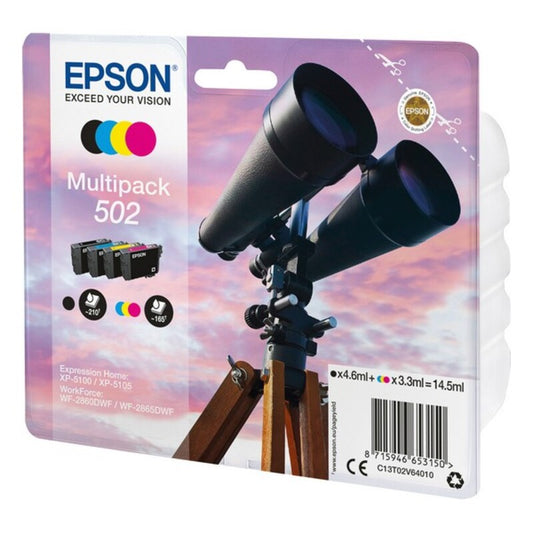 Kompatibel Blekkpatron Epson 502 Multipack 14,5 ml Gul Svart Cyan Magenta Ja