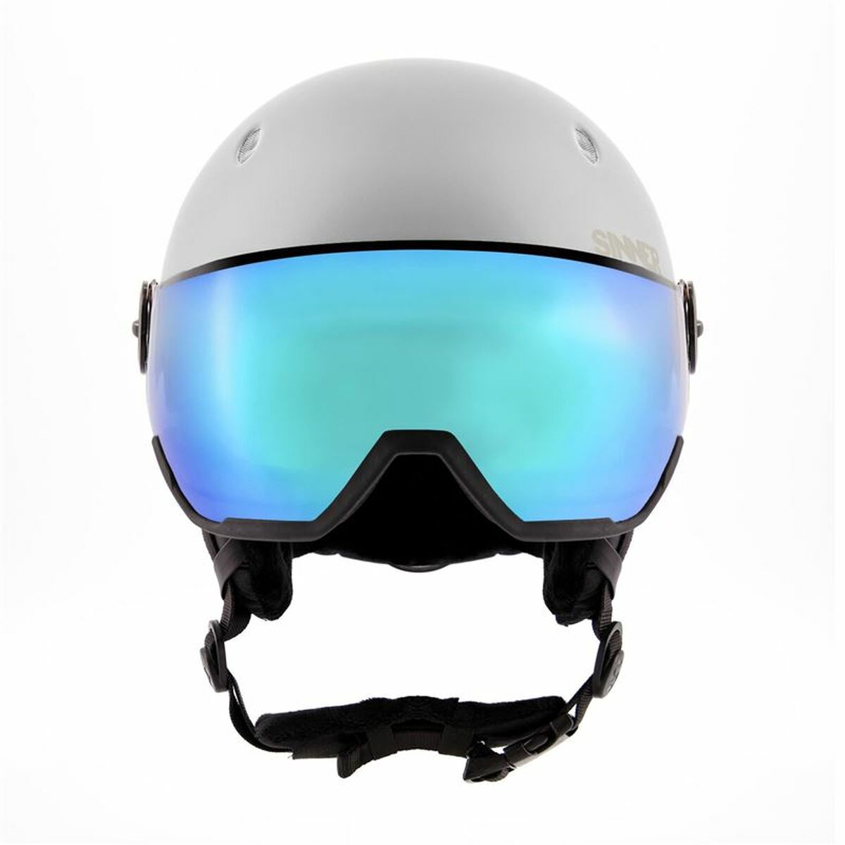 Ski Hjelm Sinner Titan Visor Hvit 52-54 cm