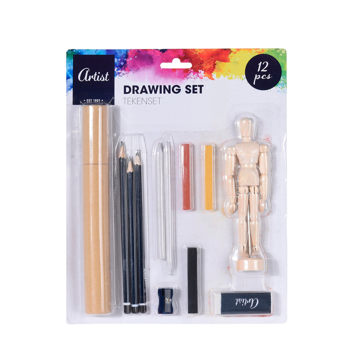 Tegningssett Artist (12 Pcs)