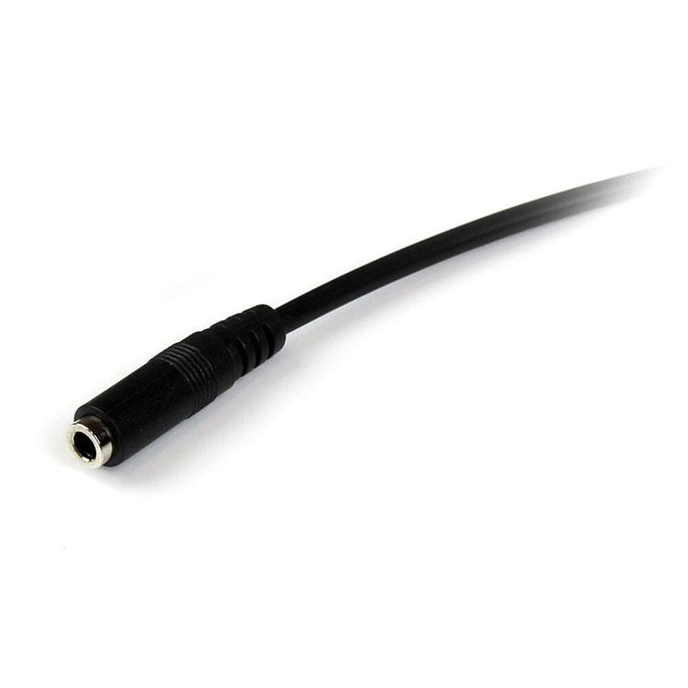 Jack Forlengelseskabel (3.5 mm) Startech MUHSMF1M             Svart 1 m