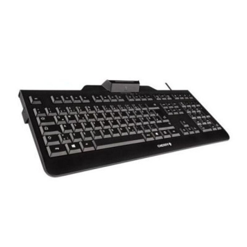 Tastatur med Leser Cherry JK-A0100ES-2 Svart