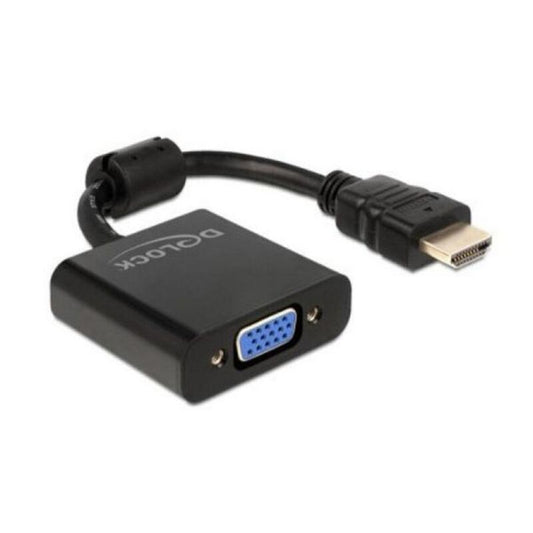 HDMI til VGA-adapter DELOCK 65512 Svart