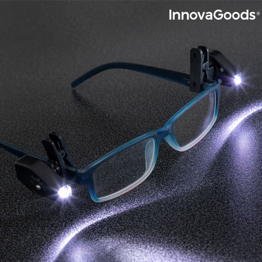 Stretto 360º LED-Brilleklips (Pakke med 2)
