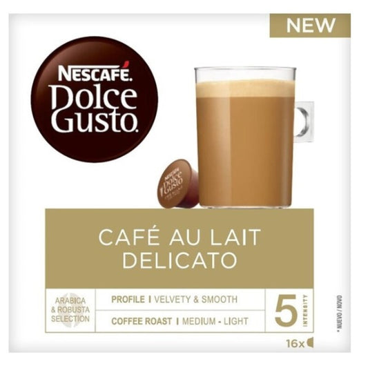 Kaffekapsler Nescafé Dolce Gusto Au Lait Delicato (16 stk)