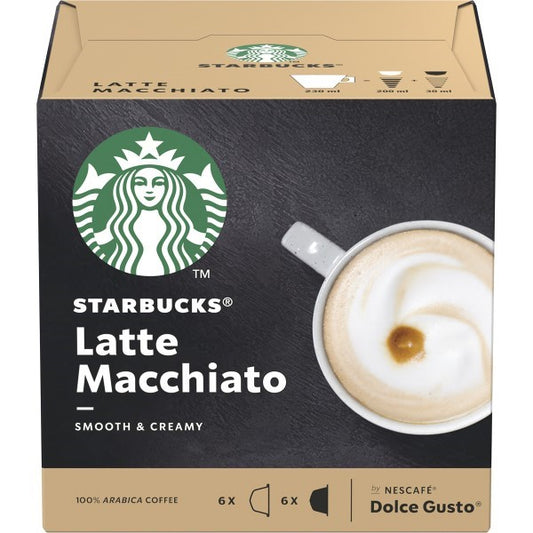 Kaffekapsler Starbucks Latte Macchiato (12 stk)