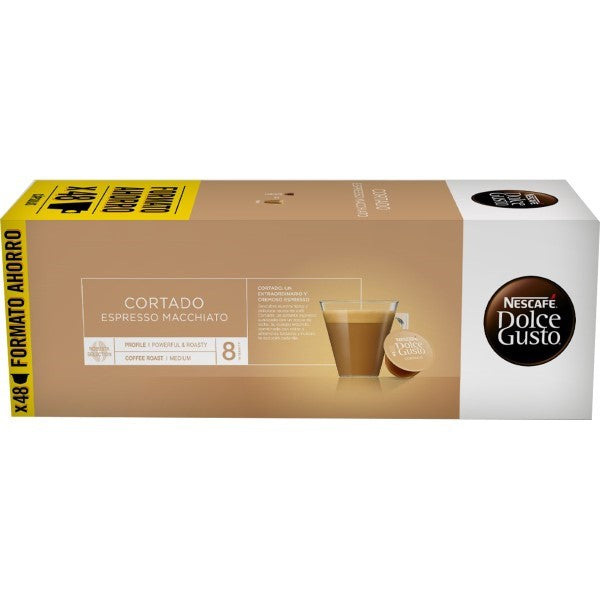 Kaffekapsler med Etui Nescafé Dolce Gusto Espresso Macchiato (48 stk)