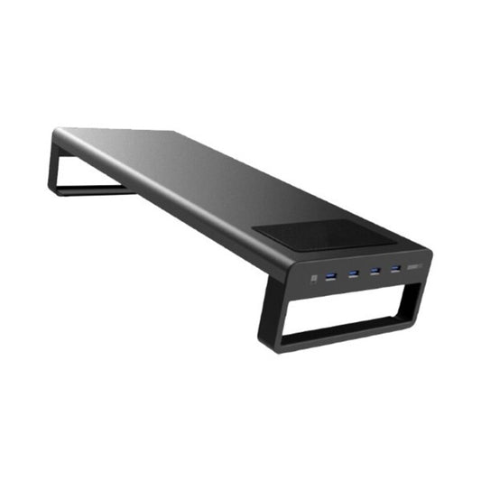 Skjermbordstøtte iggual IGG316900 USB 3.0 Svart