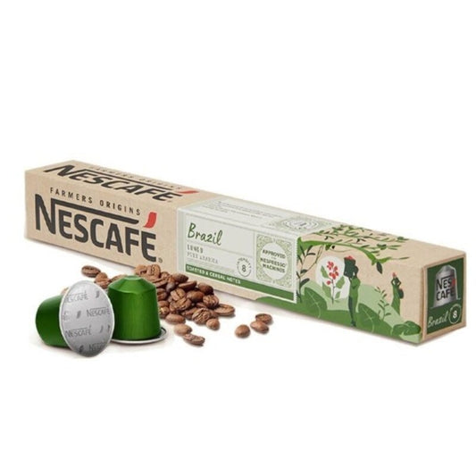Kaffekapsler FARMERS ORIGINS Nescafé BRAZIL (10 stk)
